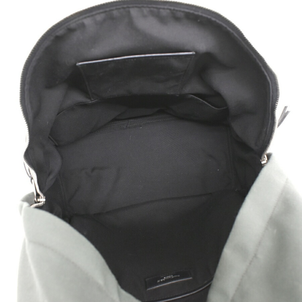 Saint Laurent YSL Paris City Backpack Moss Green Canvas - Picture 8 of 9